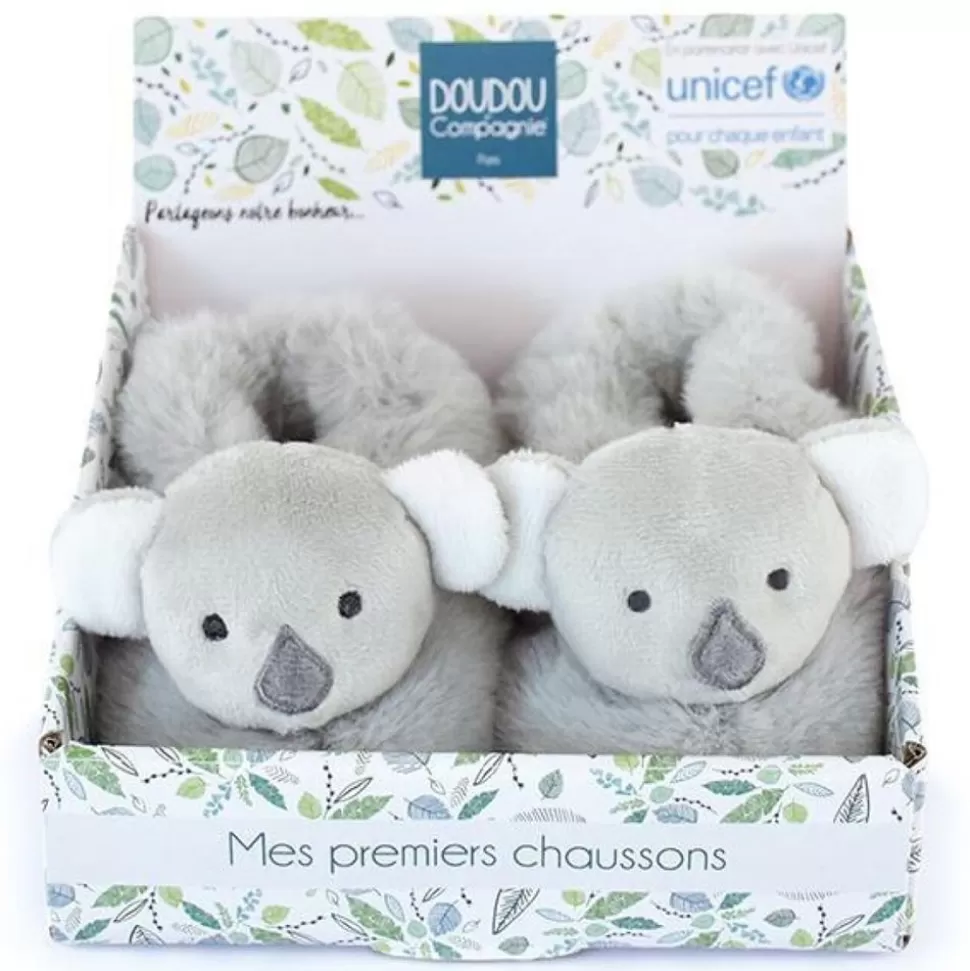 Chaussons Koala Unicef - 0/6 Mois | Doudou et Compagnie Cheap