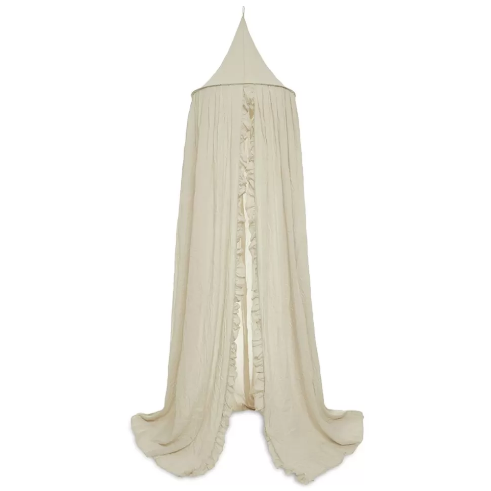 Ciel De Lit Leaf Ruffle Nougat - 245 Cm | Jollein Shop