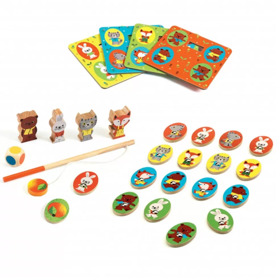 Coffret De 4 Jeux Ludowood | Djeco Outlet