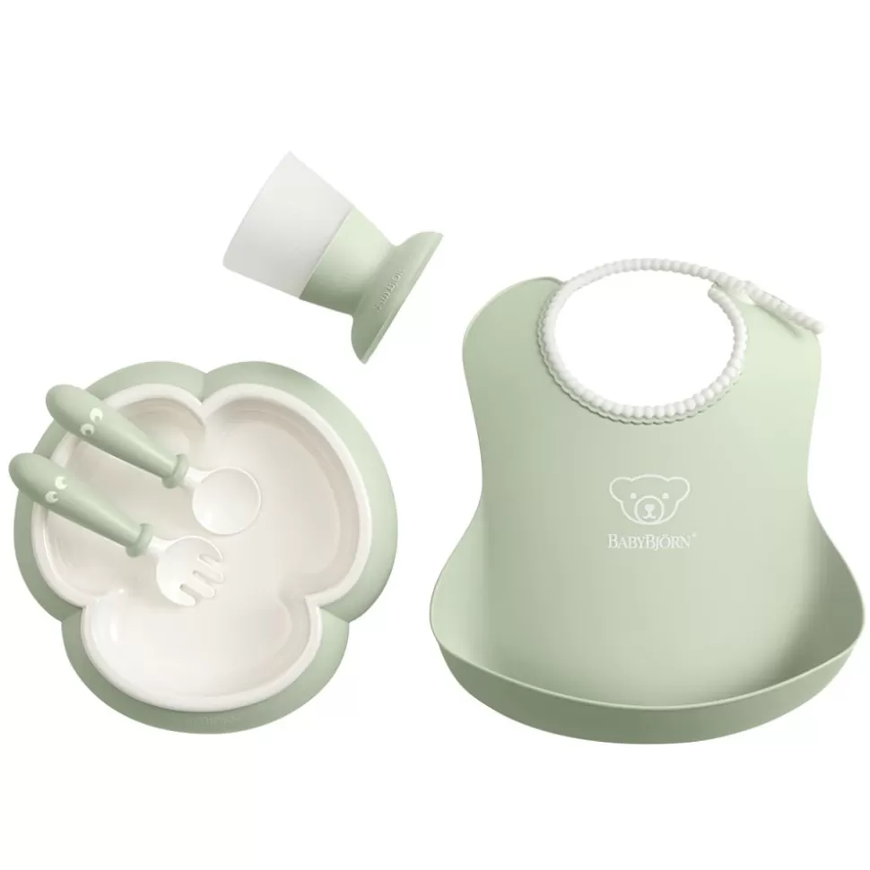 Coffret Repas 5 Pieces - Vert Pastel | BabyBjörn Cheap