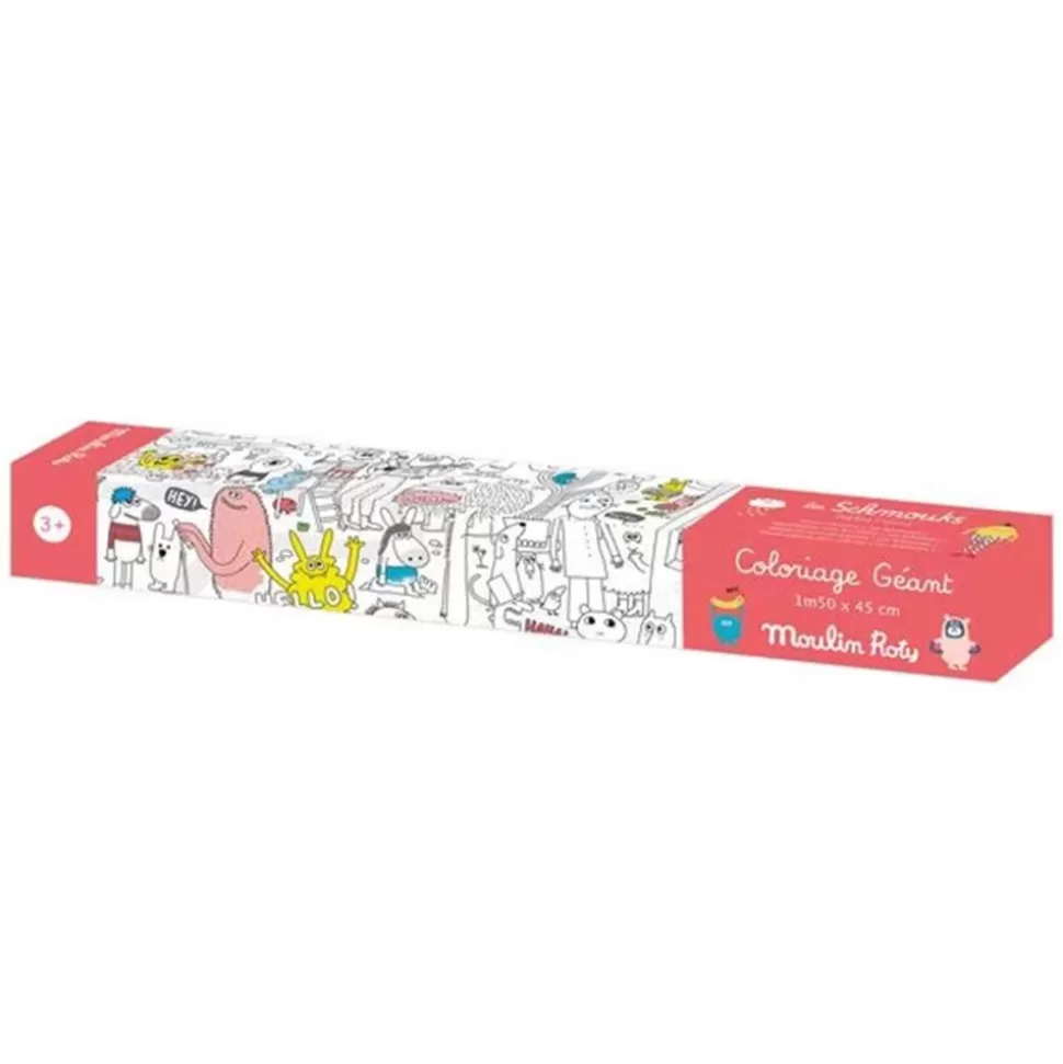 Coloriage Geant - Les Schmouks | Moulin Roty Outlet