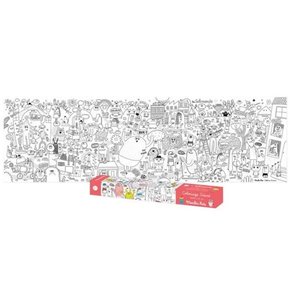 Coloriage Geant - Les Schmouks | Moulin Roty Outlet