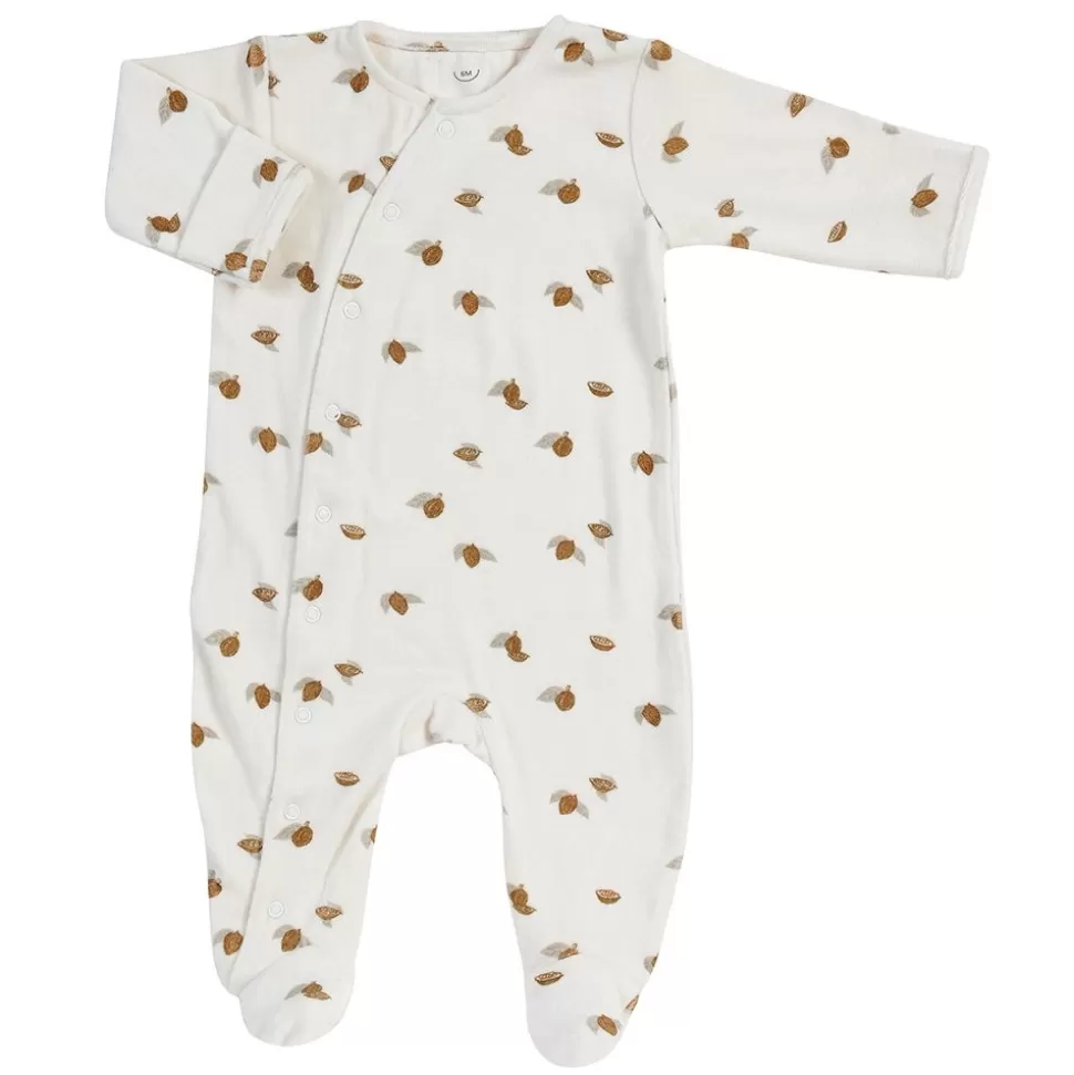 Combinaison Bebe Jour Et Nuit Velours Tonka - 1 Mois | Bonjour Little Fashion