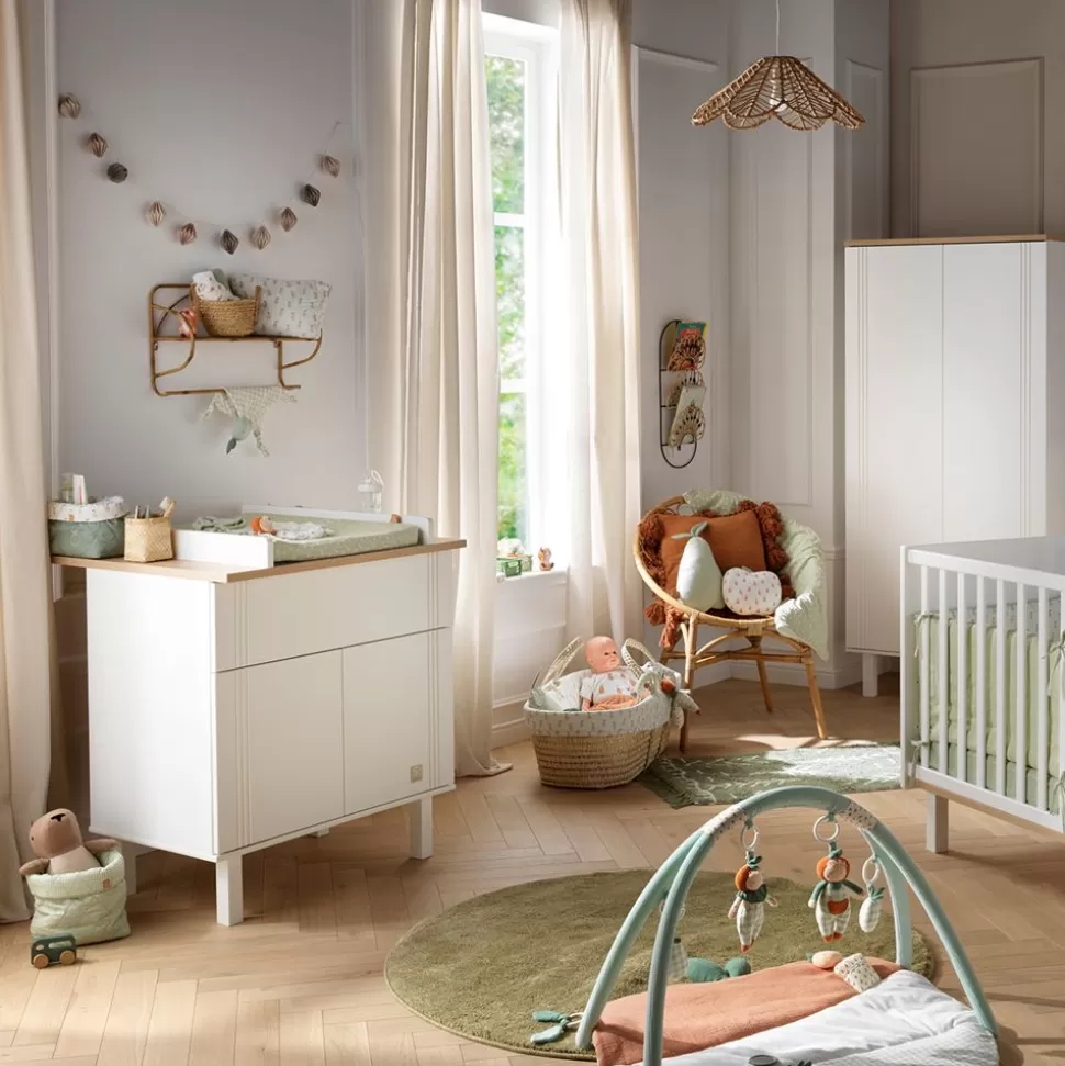 Commode Et Plan A Langer Eleonore - Blanc | Sauthon Discount