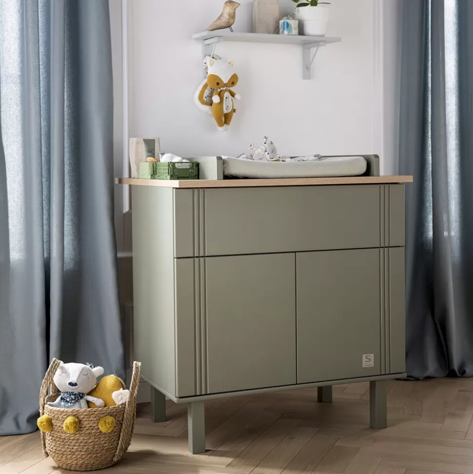 Commode Et Plan A Langer Eleonore - Kaki | Sauthon Outlet