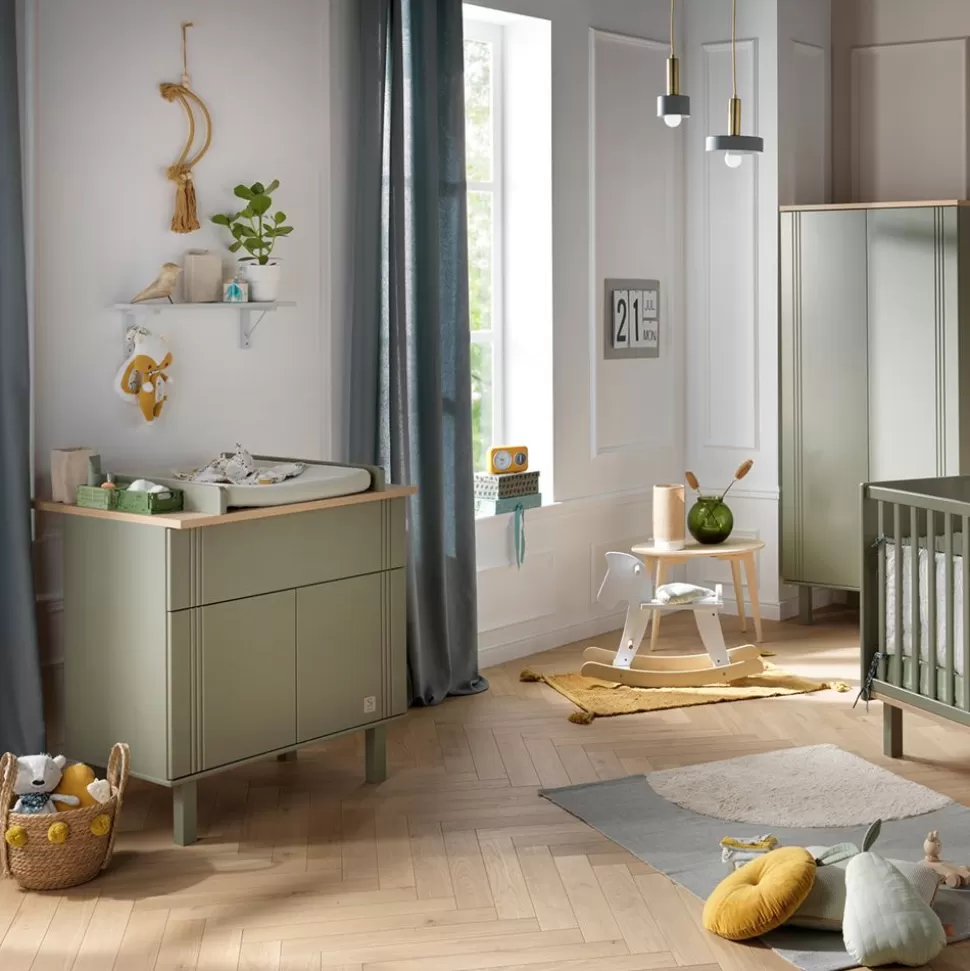 Commode Et Plan A Langer Eleonore - Kaki | Sauthon Outlet