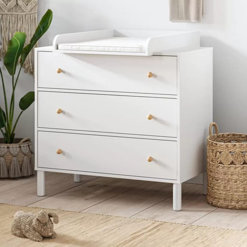 Commode Et Plan A Langer Tela - Blanc | Vox Meubles Best