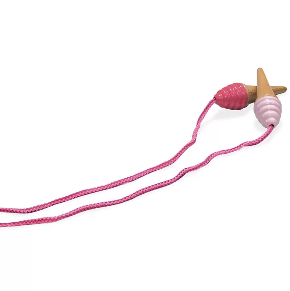 Corde A Sauter Creme Glacee - Rose | Vilac Online