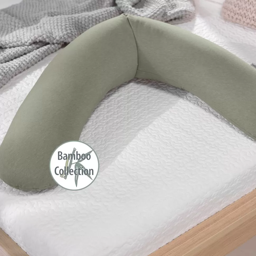 Coussin D'Allaitement Original Bambou - Chine Vert Kaki | Theraline Fashion