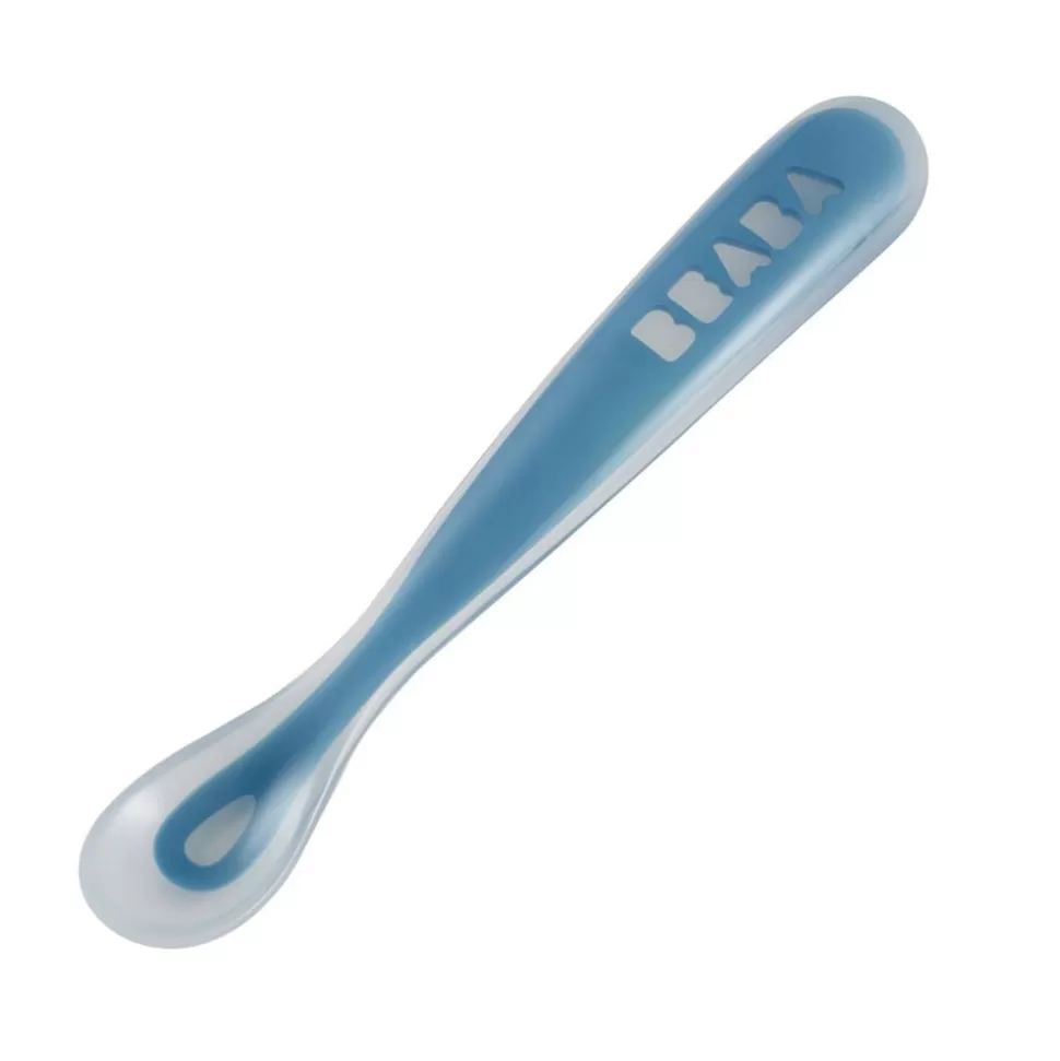 Cuillere 1Er Age Silicone - Blue | BÉABA Flash Sale