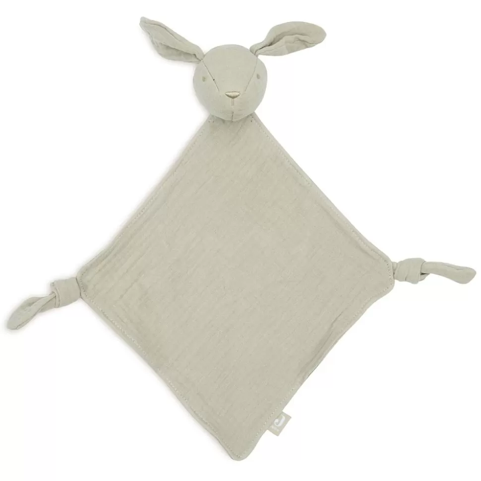 Doudou Attache Sucette Lapin - Olive Green | Jollein Best Sale