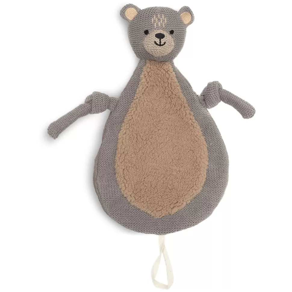 Doudou Attache Tetine Bear - Multicolore | Jollein Discount