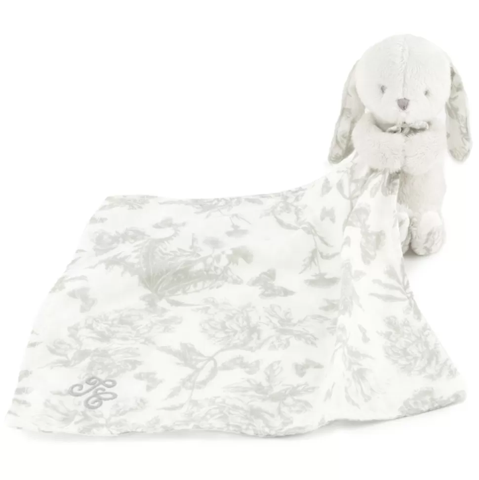 Doudou Augustin Le Lapin - Toile De Jouy Gris Clair | Tartine et Chocolat Cheap