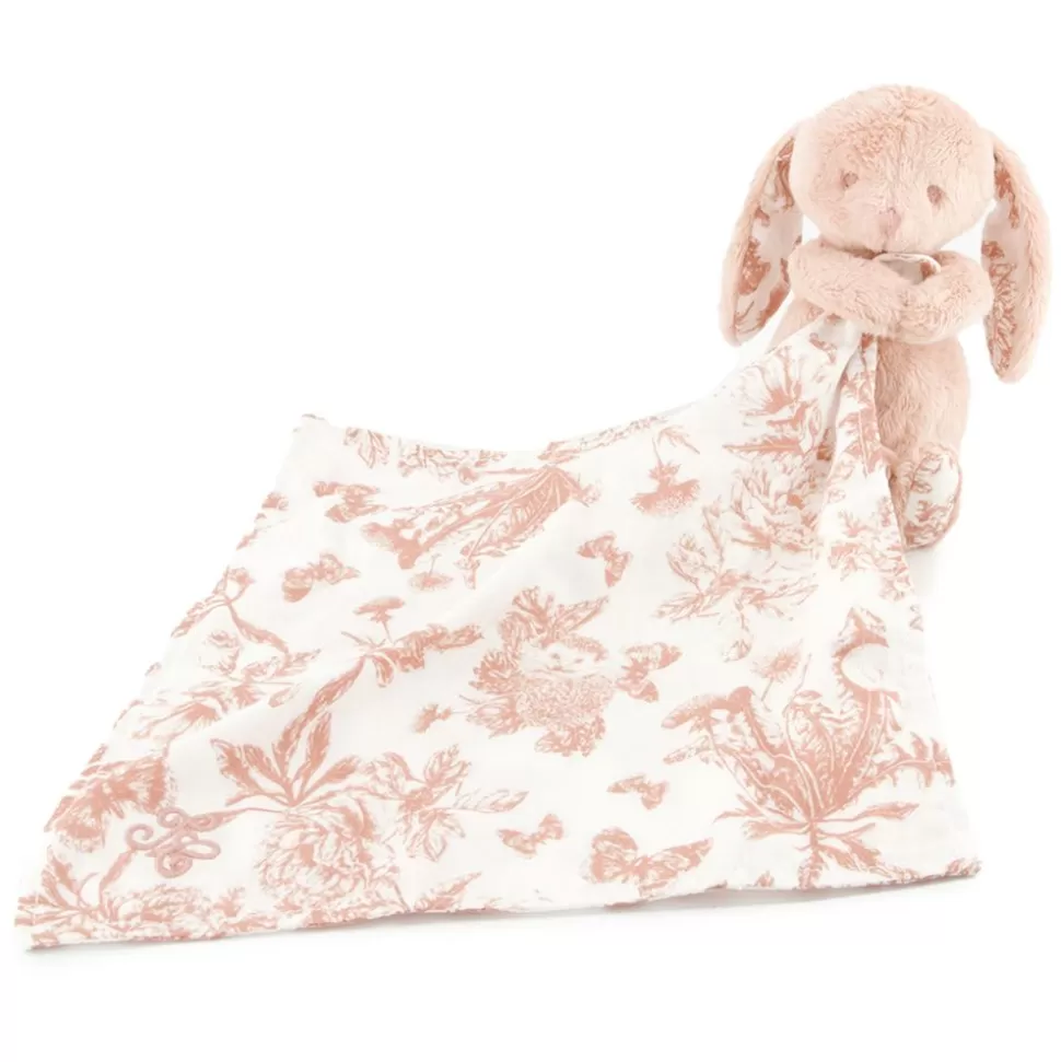 Doudou Augustin Le Lapin - Toile De Jouy Rose Peche | Tartine et Chocolat Best