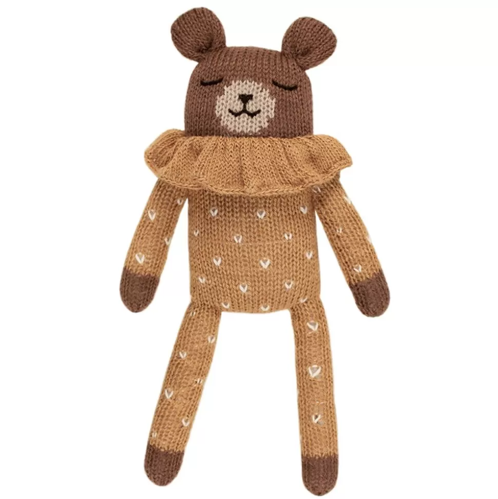 Doudou Chien - Pyjama Ocre A Pois | Main Sauvage New