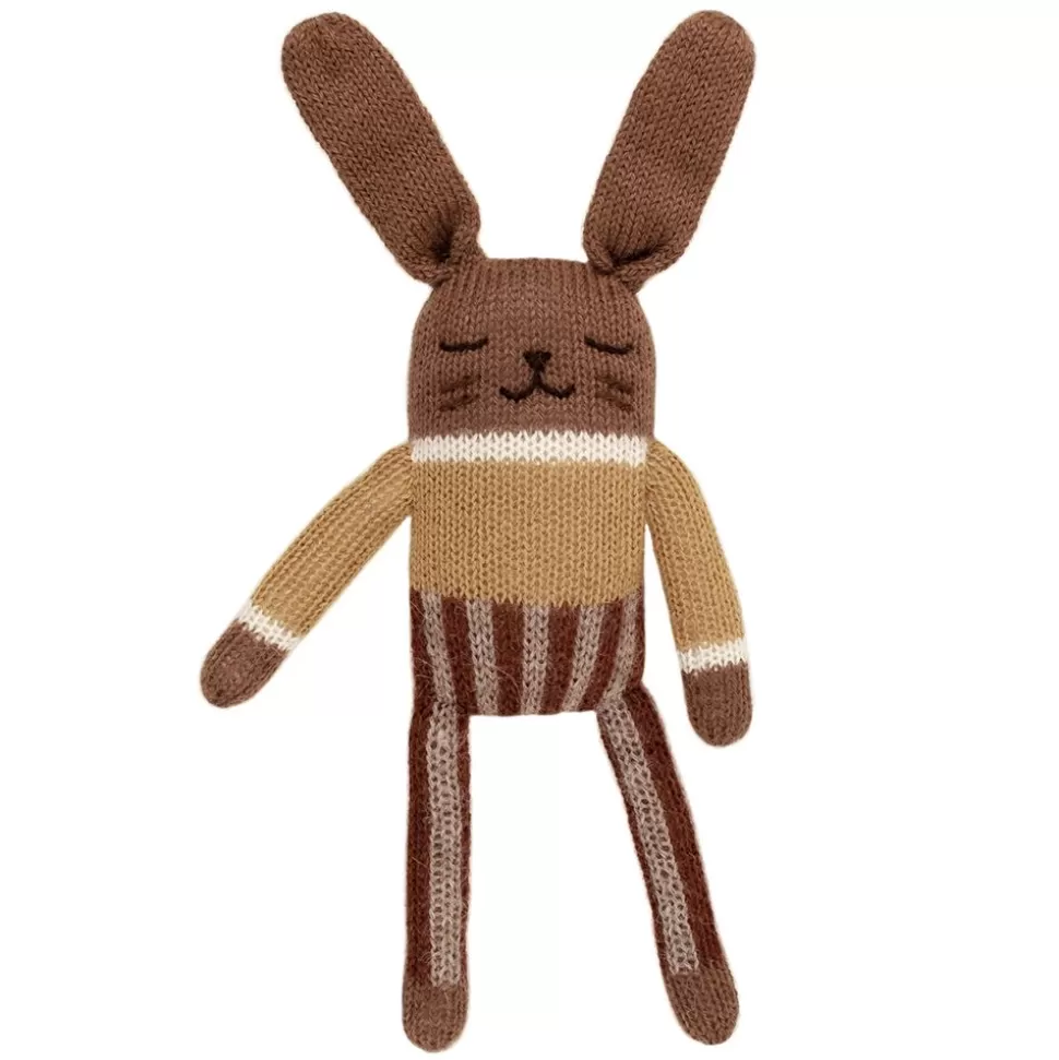 Doudou Lapin - Pantalon A Rayures Sienne | Main Sauvage Clearance