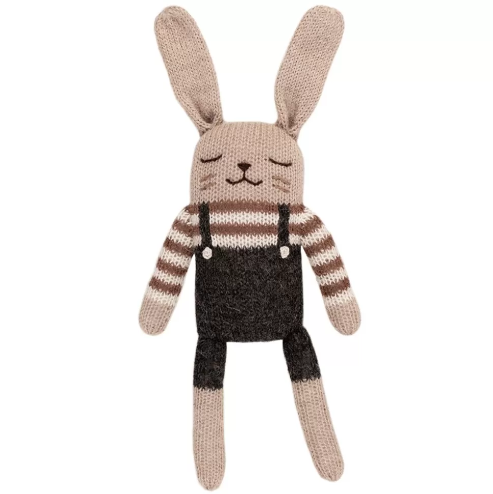 Doudou Lapin - Salopette Noire | Main Sauvage Outlet