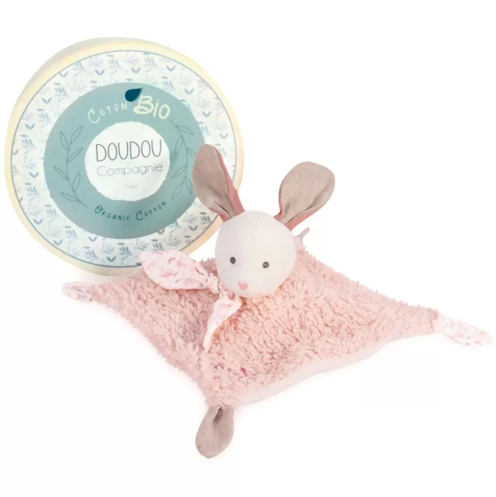 Doudou Lapin Botanic - Rose | Doudou et Compagnie Sale