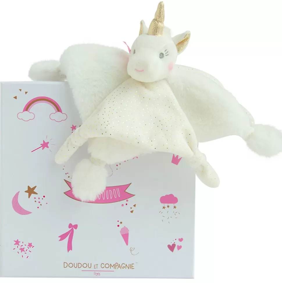 Doudou Licorne - Or | Doudou et Compagnie Sale