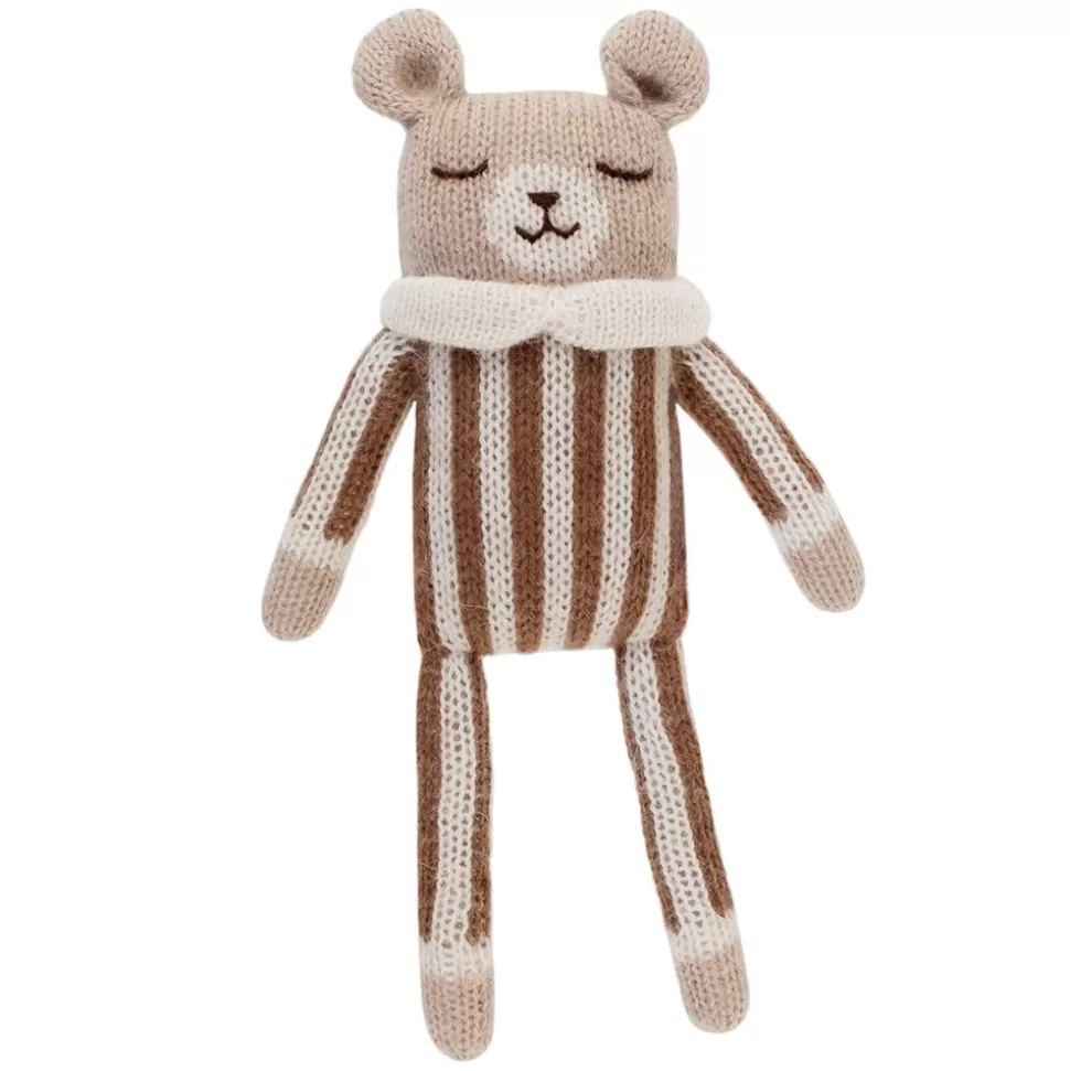 Doudou Ours - Combinaison A Rayures Noisette | Main Sauvage Cheap