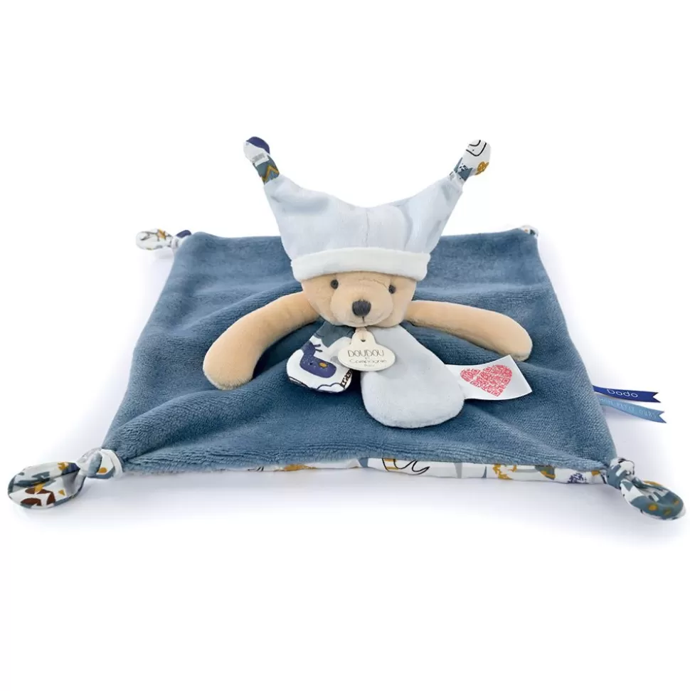 Doudou Ours A Histoires Les Petits Futes - Bleu | Doudou et Compagnie Flash Sale