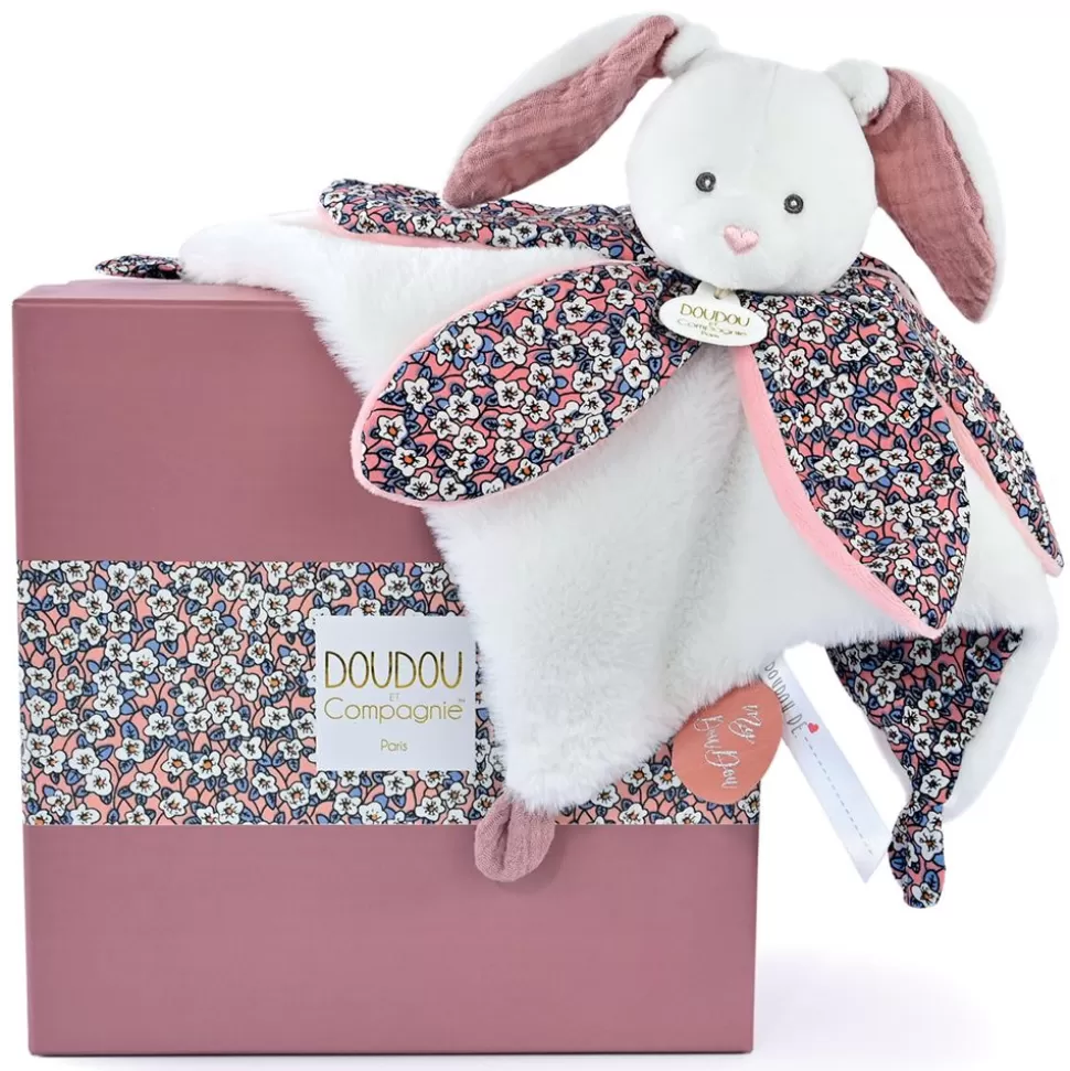 Doudou Petale Lapin Boh'Aime - Blanc | Doudou et Compagnie Clearance