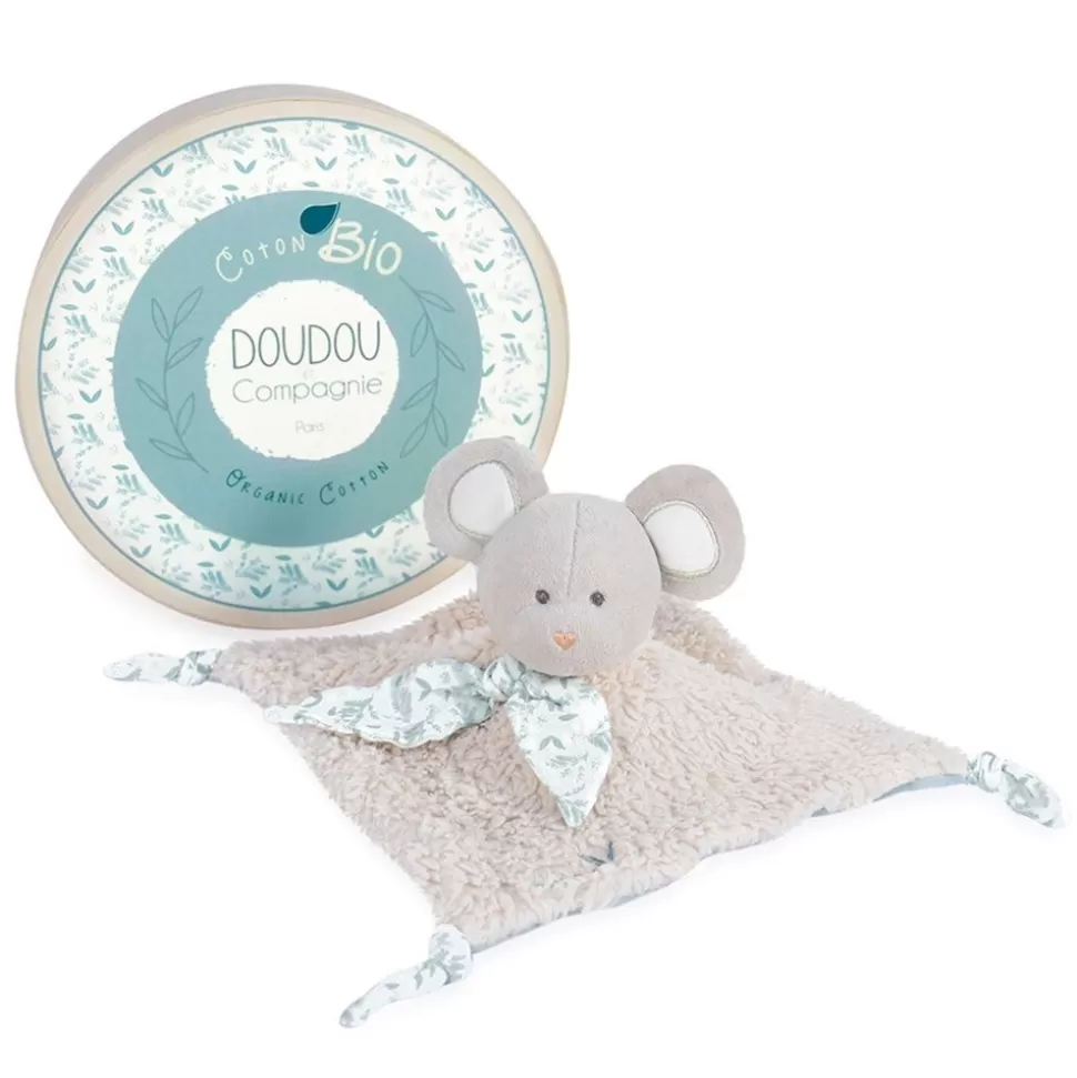 Doudou Souris Botanic - Vert Olive | Doudou et Compagnie Sale