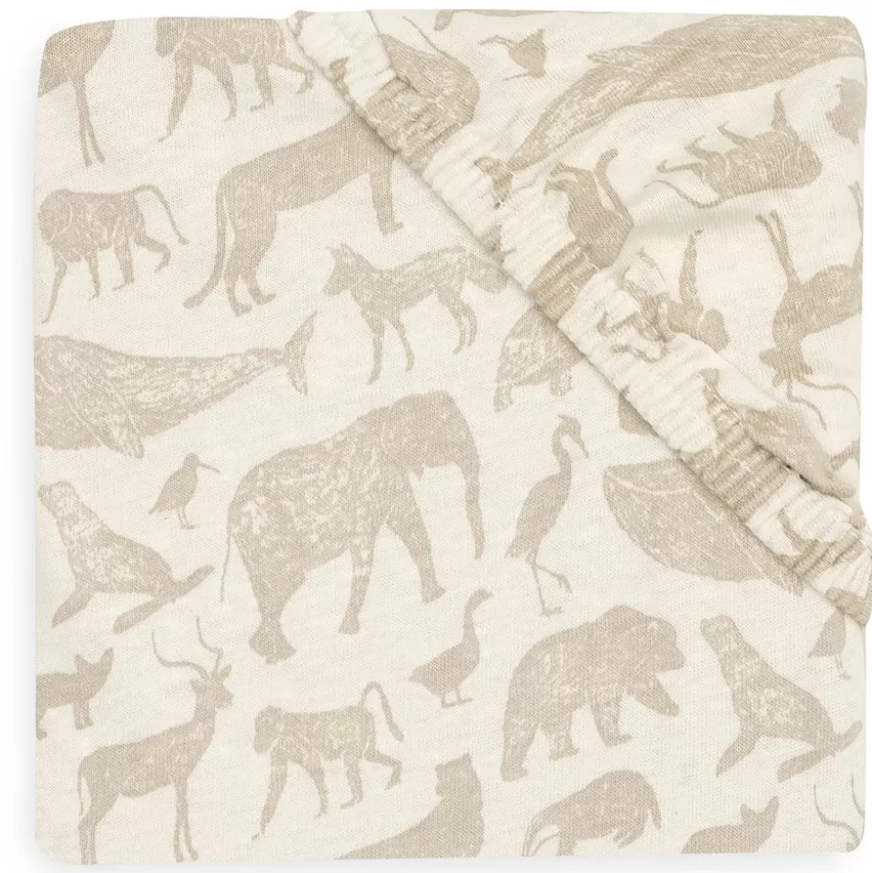 Drap Housse Berceau Animals Nougat - 40/50 X 80/90 Cm | Jollein New