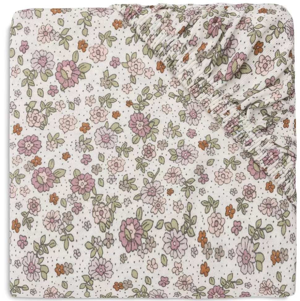 Drap Housse Jersey Retro Flowers - 60 X 120 Cm | Jollein Store