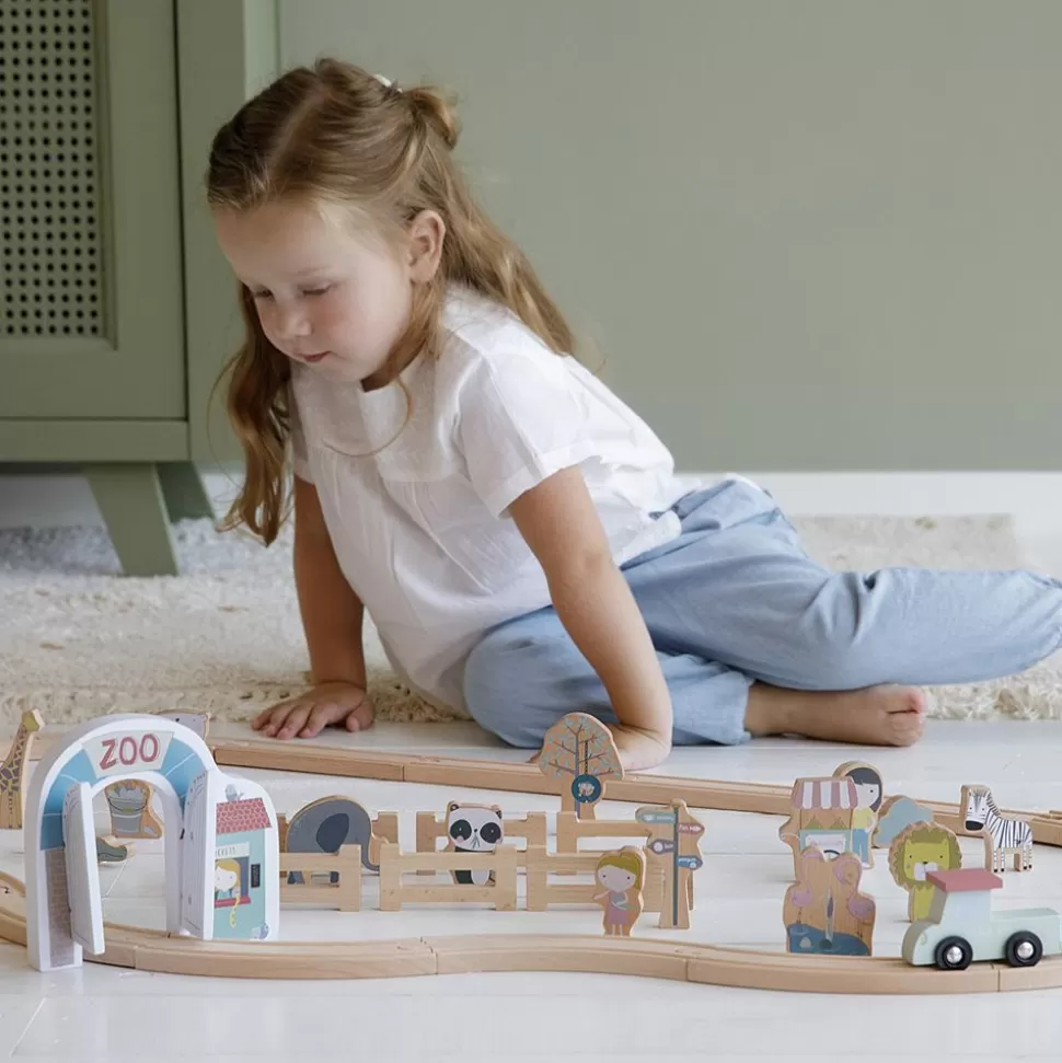 Extension Zoo Circuit Train En Bois | Little Dutch Hot