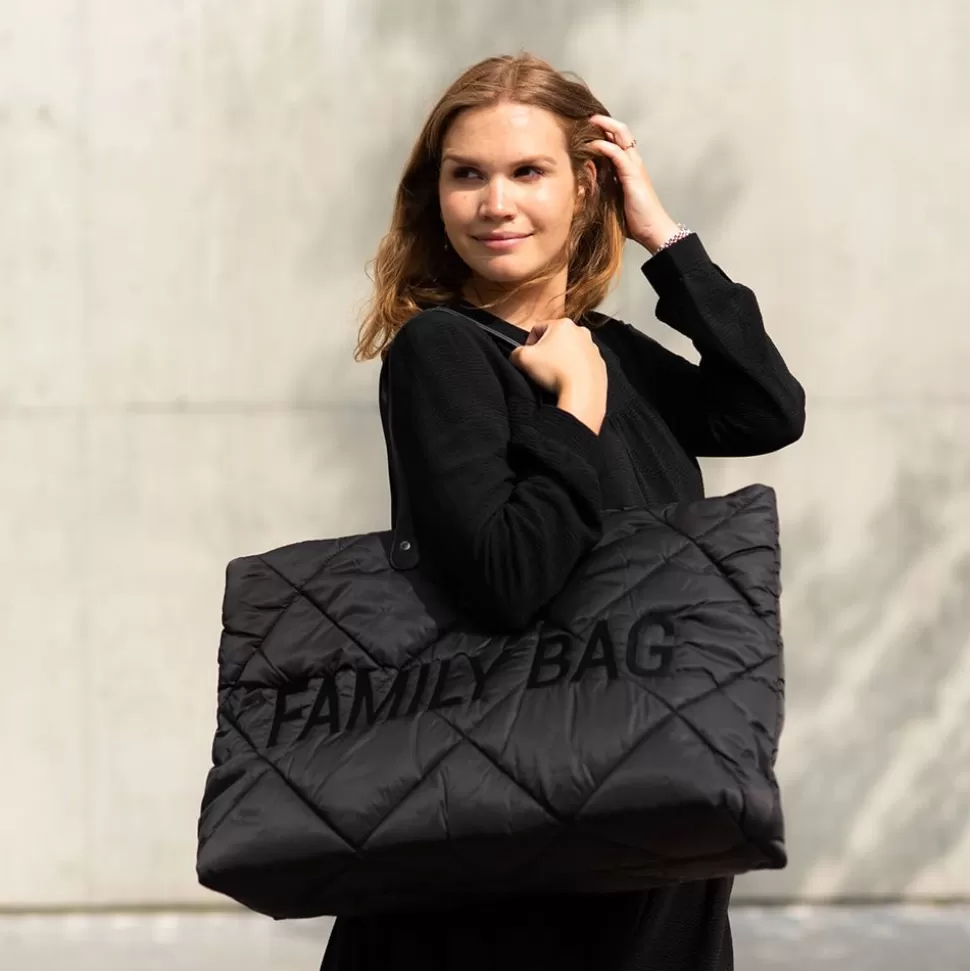 Family Bag Matelasse - Noir | Childhome Outlet