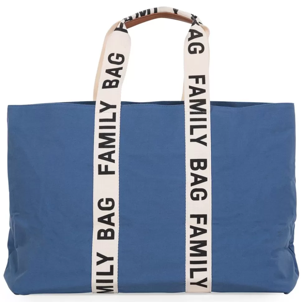 Family Bag Signature Canvas - Indigo | Childhome Clearance