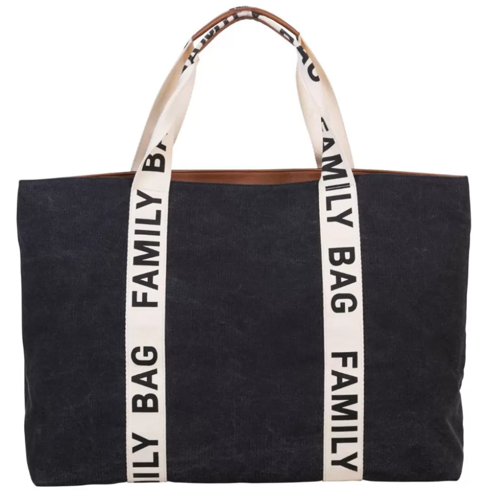 Family Bag Signature Canvas - Noir | Childhome Best