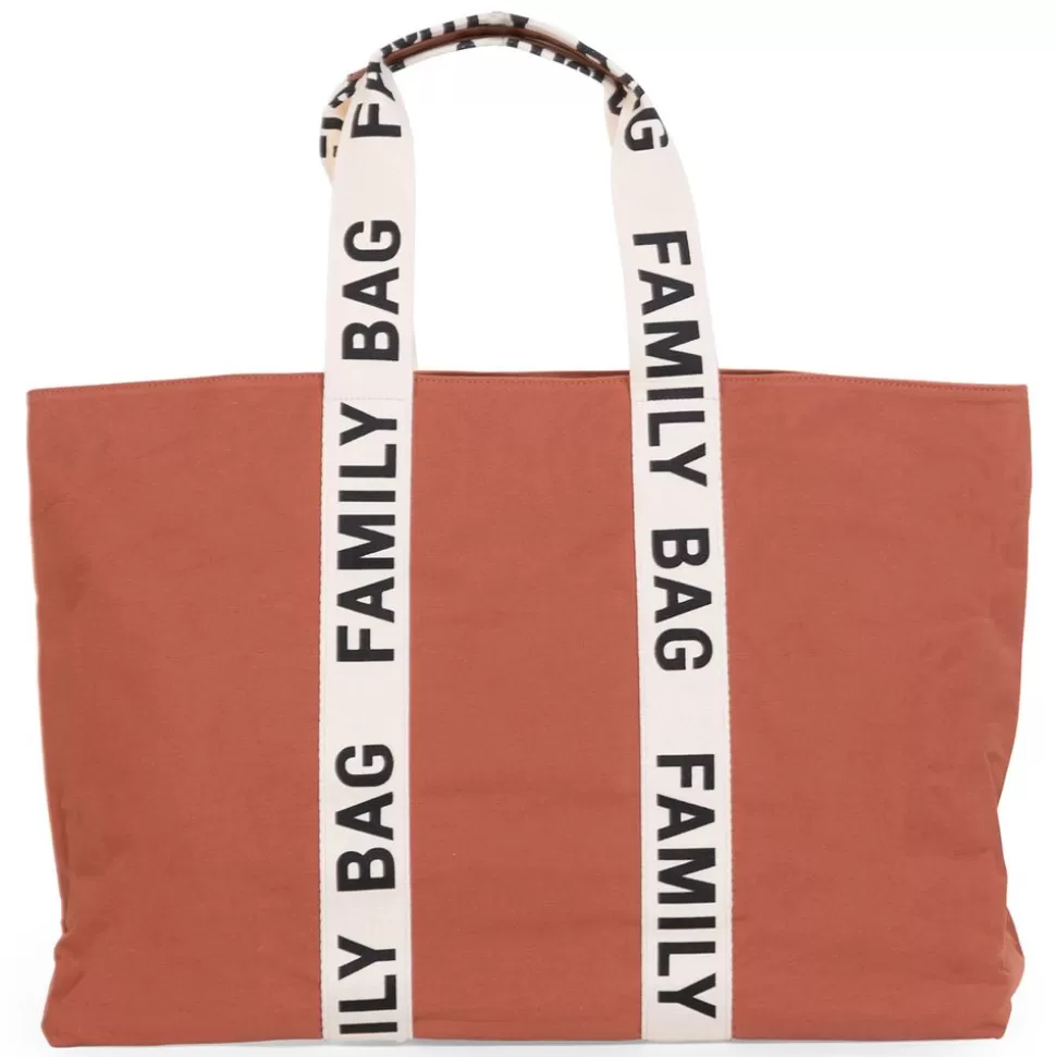 Family Bag Signature Canvas - Terracotta | Childhome Fashion