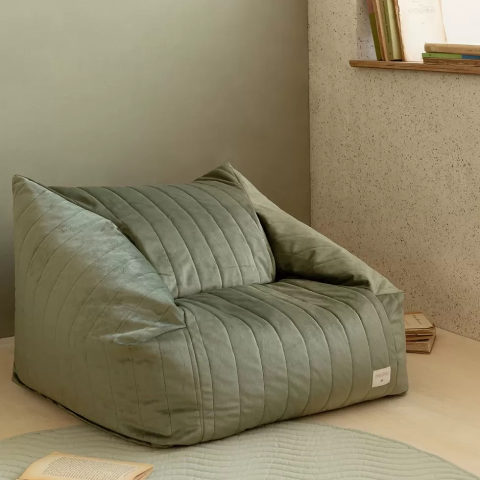 Fauteuil Chelsea Velvet - Olive Green | Nobodinoz Hot