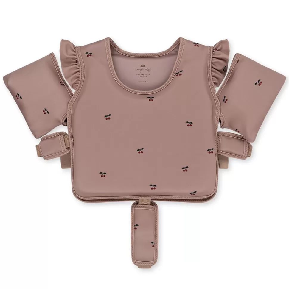 Gilet De Nage Avec Brassards Cherry - 1/2 Ans | Konges Sløjd Shop