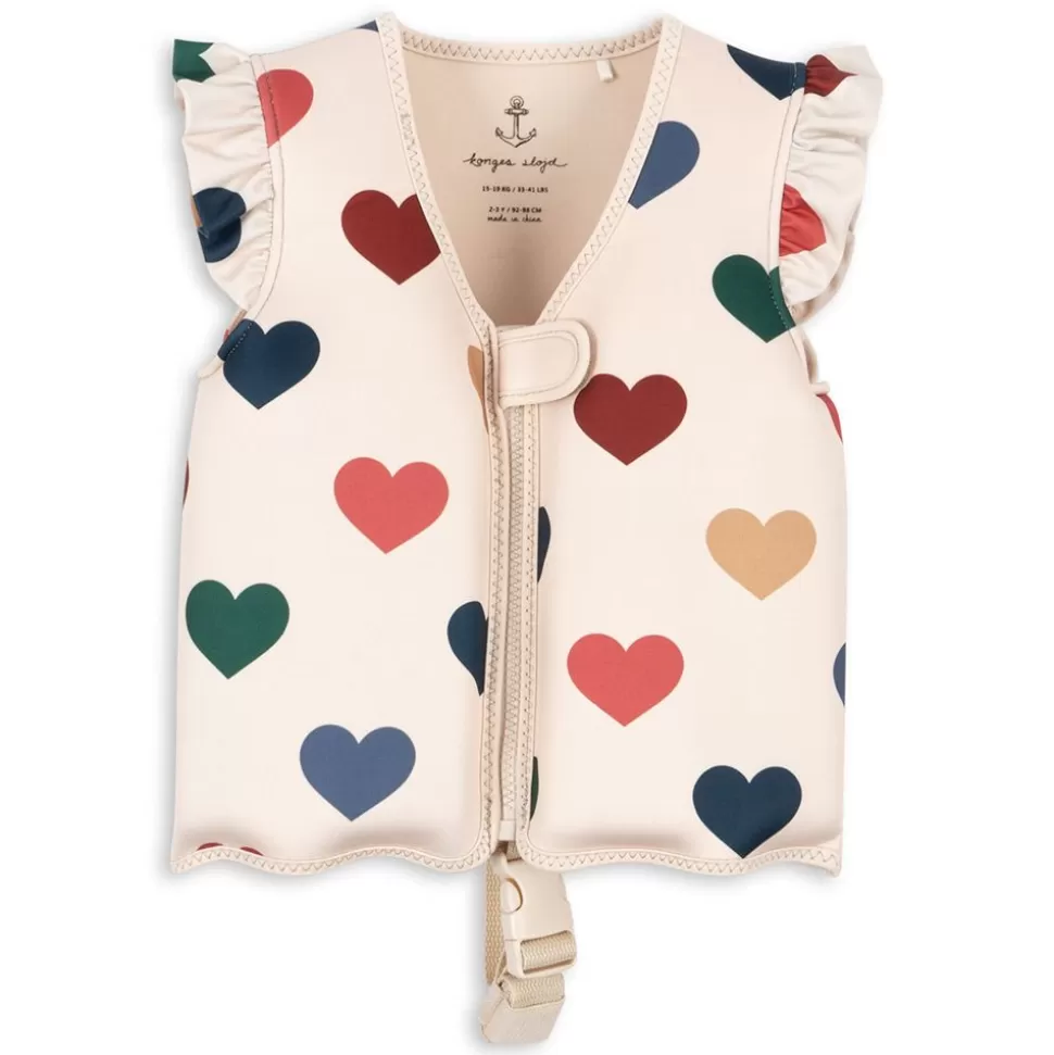 Gilet De Nage Bon Coeur Colore - 1/2 Ans | Konges Sløjd Flash Sale