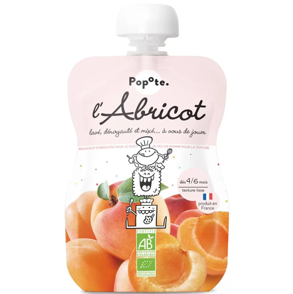 Gourde Repas Bio Abricot - 120 G | Popote Online