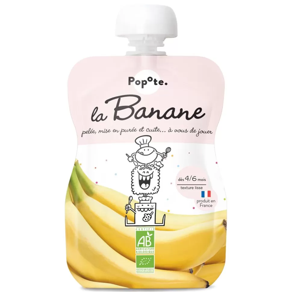 Gourde Repas Bio Banane - 120 G | Popote Fashion