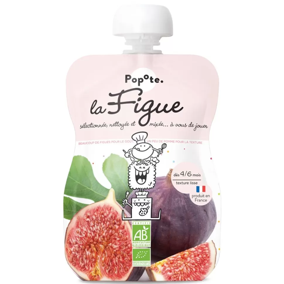 Gourde Repas Bio Figue - 120 G | Popote Online