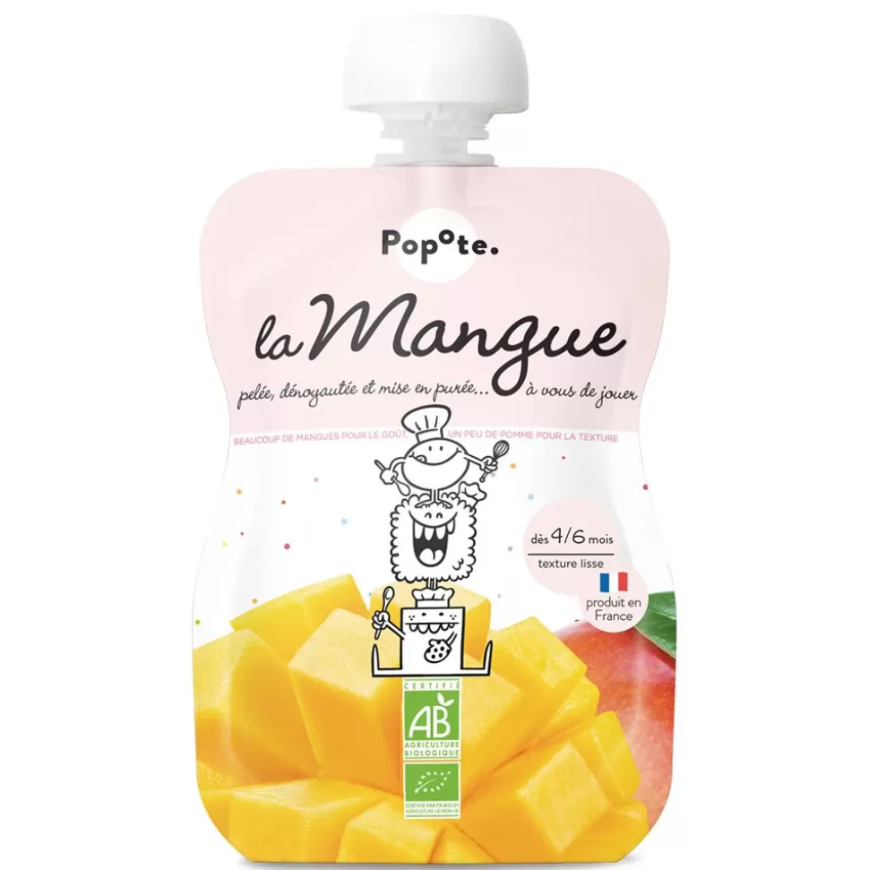 Gourde Repas Bio Mangue - 120 G | Popote Fashion