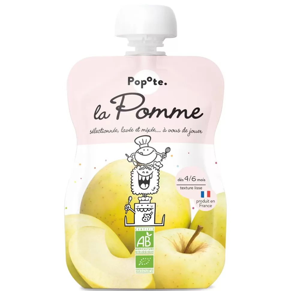 Gourde Repas Bio Pomme - 120 G | Popote Hot