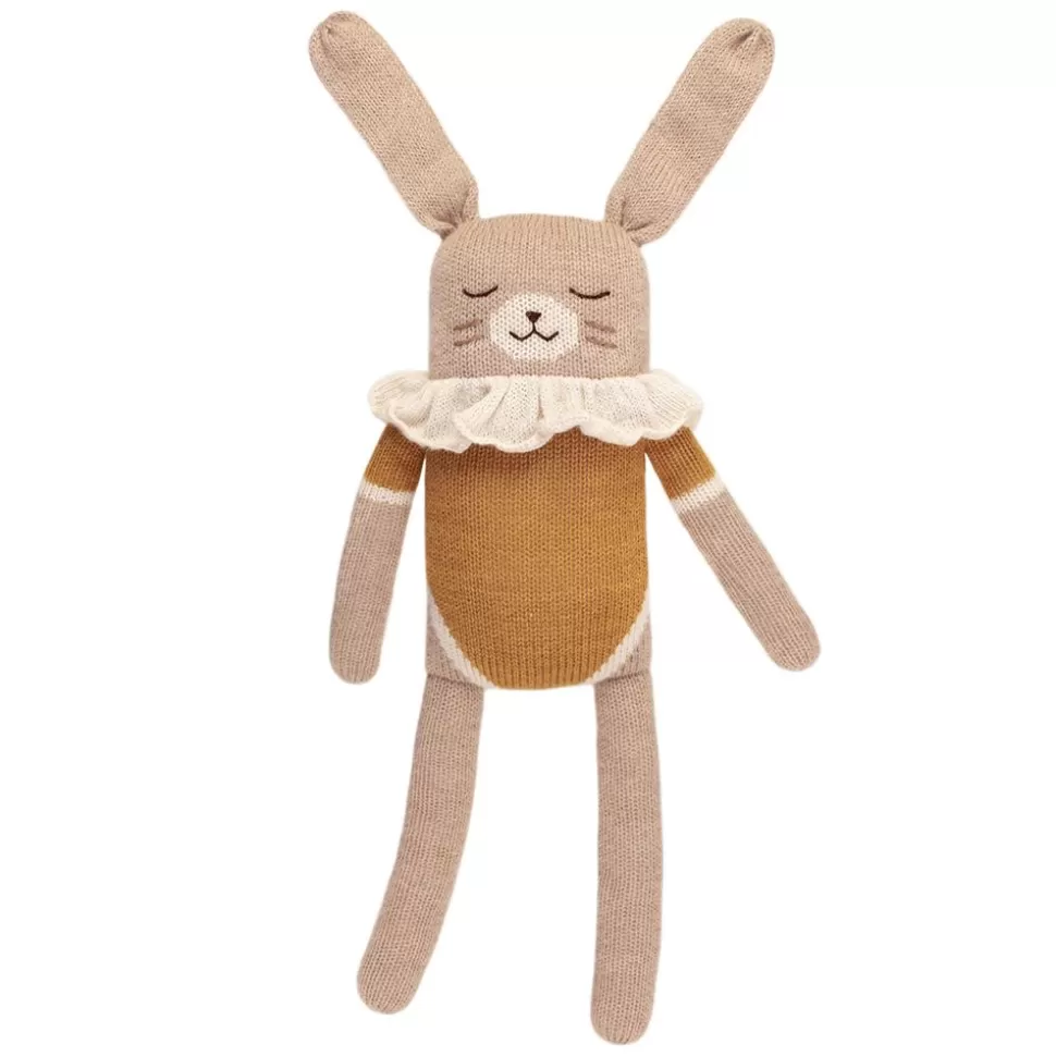 Grand Doudou Lapin - Maillot Ocre | Main Sauvage Online