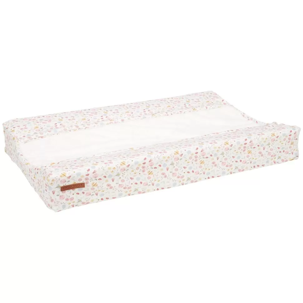 Housse De Matelas A Langer Flowers & Butterflies - Pink | Little Dutch Best Sale