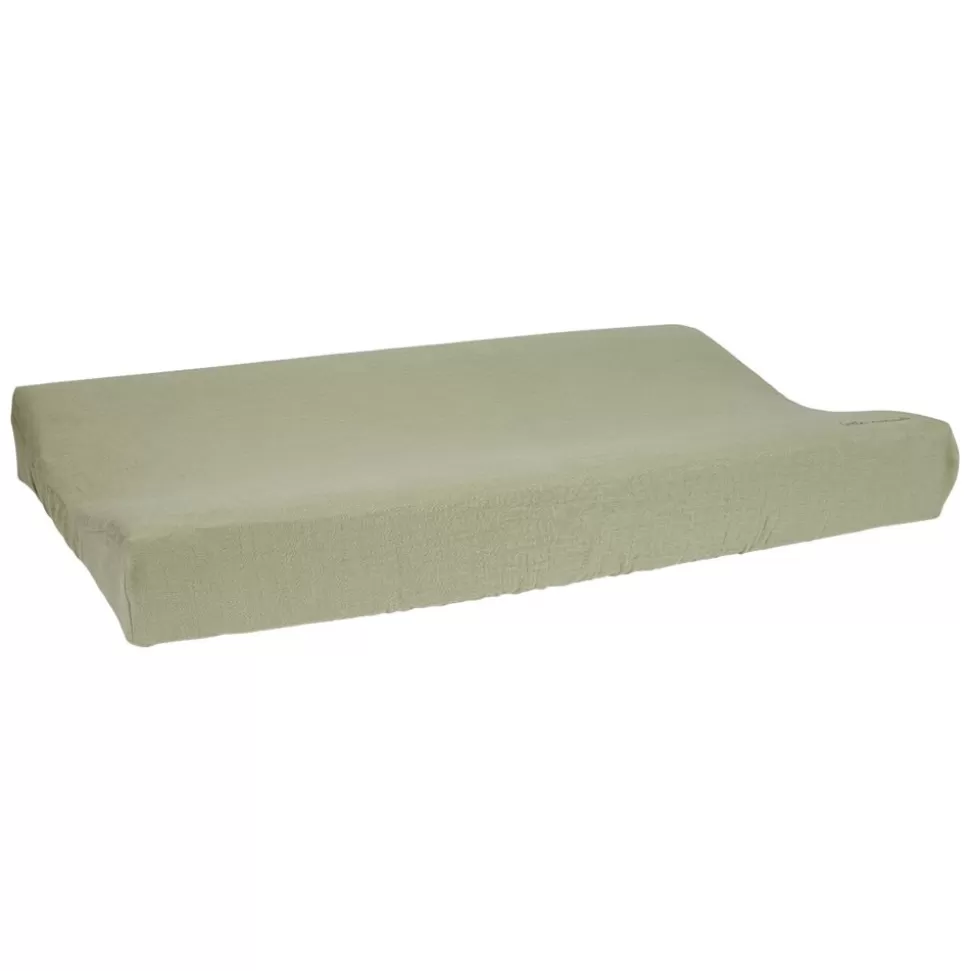 Housse De Matelas A Langer Little Farm - Olive | Little Dutch Online