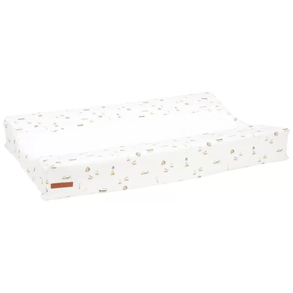 Housse De Matelas A Langer Sailors Bay - White | Little Dutch Sale