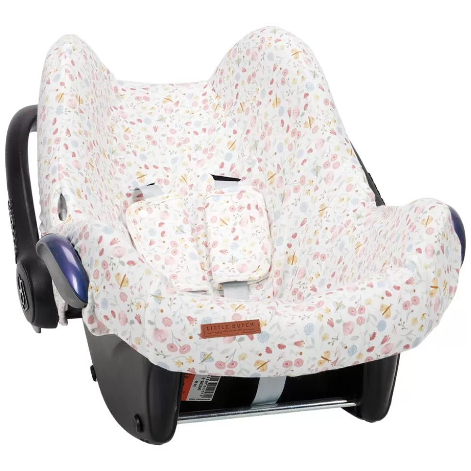 Housse De Protection Siège Auto Flowers & Butterflies - Pink | Little Dutch Store