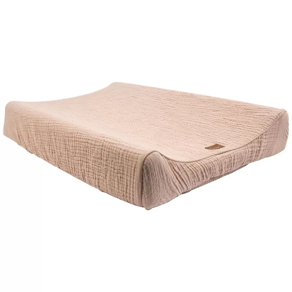 Housse Matelas A Langer Natural - Corail | Quax Best