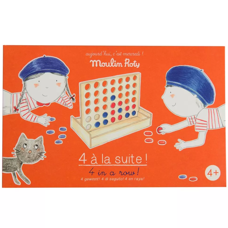 Jeu De 4 A La Suite - Aujourd'Hui C'Est Mercredi | Moulin Roty Clearance