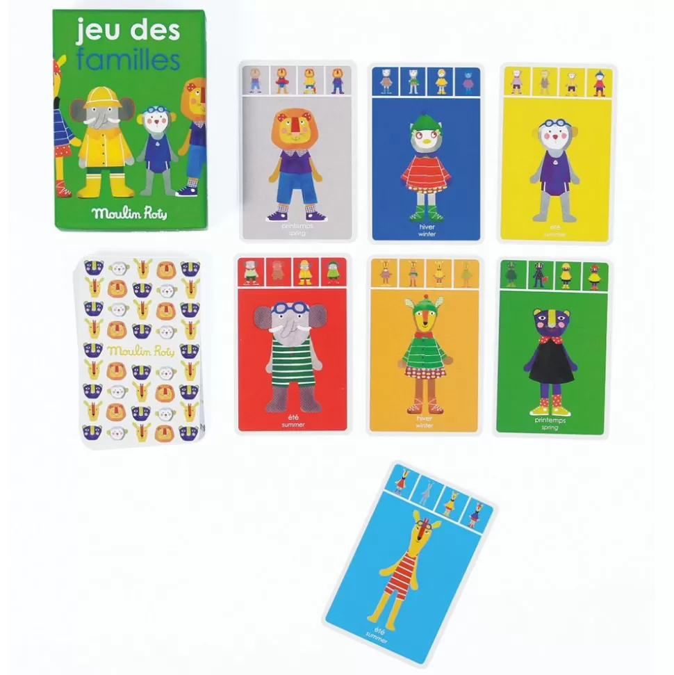 Jeu Des 7 Familles - Les Popipop | Moulin Roty Clearance